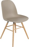 Zuiver Albert Kuip Chair dizajnová stolička - Sivohnedá