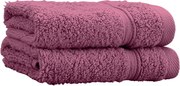 Tmavoružové froté bavlnené uteráky v súprave 2 ks 30x30 cm Zero Twist – Catherine Lansfield