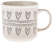 Keramický hrnček Srdiečka II, 450 ml