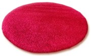 Koberec kruh SHAGGY bordo