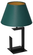Stolná lampa 1xE27/60W/230V 45 cm zelená/zlatá