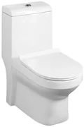 Sapho Sapho, HUBERT WC kombi, spodný/zadný odpad, biela, PB304