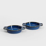 Sada dekoračných misiek OKINAWA tmavomodrých 743023 (2 ks)