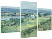 Obraz - Theodore Robinson, The Valley of the Seine, From the Hills of Giverny, reprodukcia (90x60 cm)