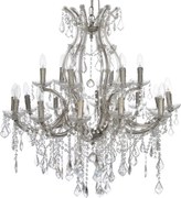 Dvojposchodový krištáľový luster Excellent 12 + 6 žiaroviek - Ø 90 * 90 cm
