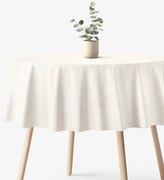 Goldea okrúhly obrus malaga - prírodný Ø 100 cm