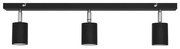 LED Bodové svietidlo TUNE 3xGU10/4,8W/230V čierna
