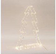 LED vonkajšia vianočná dekorácia 120xLED/2,1W/230V IP44 teplá biela stromček 60 cm