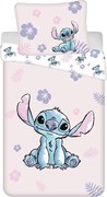 Jerry Fabrics Posteľná bielizeň Lilo a Stitch Pink - Lilo a Stitch - růžová | 140 x 200 cm / 70 x 90 cm