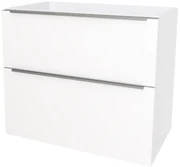 Mereo, Mereo Mailo, kúpeľňová skrinka 81 cm, chróm madlo, Multidecor, Biela Arctic, MER-CN591SBIAA