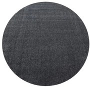 Ayyildiz, Kusový koberec Ata 7000 grey kruh, 120x120 (priemer) kruh, šedá, obývacia izba