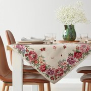 GOBELÍNOVÝ OBRUS GRIA 100X100 CM KVETY