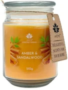 Arome Sviečka 510 g, v skle, Amber & Sandalwood