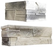 Betónový Obkladový Kameň Gobi 1 gray Rohový