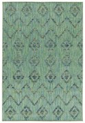 Šnúrkový koberec Bahama 3D Boho zelený