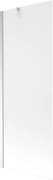 Mexen Next vaňová zástena jednokrídlová 70 x 150 cm, Inovať, Chrómová - 895-070-000-00-30-01