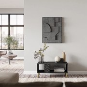 KONFERENČNÝ STOLÍK MARTON ČIERNY + ZLATÉ NOŽIČKY