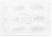 PREDLOŽKA DO KÚPEĽNE HOTEL FEET BIELA 50X70 CM