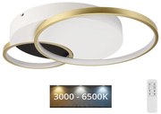 Stmievateľné stropné svietidlo BENITO LED/31W/230V 3000-6500K biela/zlatá