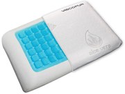 VISCOPUR Anatomický vankúš VISCOPUR COOL GEL s gélovou vrstvou neprofilovaný 40x60cm