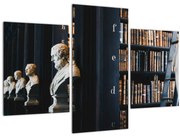 Obraz - V knižnici (90x60 cm)