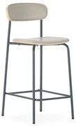 Béžové čalúnené barové stoličky v súprave 2 ks (výška sedadla 65,5 cm) Saula – Marckeric