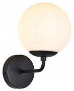 Redo 01-3148 - Nástenné svietidlo BOWLING 1xE27/42W/230V čierna