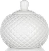 Cukornička Diamond Line, biela s reliefom%