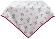 Štvorcový stolný obrus Holly Christmas M - 150 * 150 cm