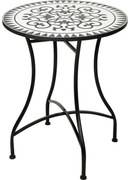Vonkajší stôl Bistro dekor Mozaika svetlá, 60 x v. 71 cm