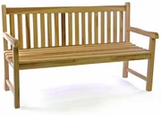 Divero 35520 Záhradná lavica masív 3-miestna 150 cm