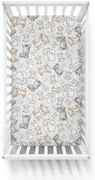 Ankras, bavlnená plachta/ prestieradlo s gumičkou, Safari, Rozmer 140x70cm