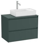 Roca Ona kúpeľňová skrinka pod umývadlo 79,4x58,3x45,7 cm zelená mat ONADESK802ZZMP