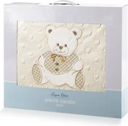 Detská deka Pierre Cardin BABY 4 béžová / biela