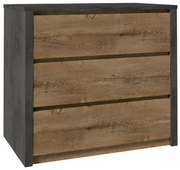 Komoda MONTANA K3S, šedá