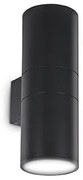 Vonkajšie nástenné svietidlo IDEAL LUX  Gun AP2 Big Nero 092317