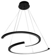 Závesné LED svietidlo Doublemoon, 2x LED 30w, 4000k, b