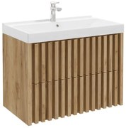 Kúpeľňová skrinka kúpeľňová skrinka SAT Delano 80x46 cm kúpeľňová skrinka mat DELANO80ZDUM