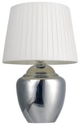 Stolná lampa 1xE27/25W/230V lesklý chróm