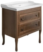 Sapho Sapho, RETRO umývadlová skrinka 83,5x80x43cm, buk, 1630