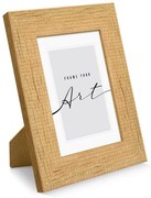 Plastový rámček v prírodnej farbe 21x26 cm