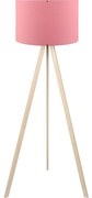 Stojacia lampa AYD 1xE27/40W/230V ružová/béžová