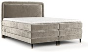 Svetlohnedá boxspring posteľ 140x200 cm Dove – Maison de Rêve