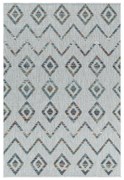 Ayyildiz, Kusový koberec Bahama 5152 Multi – na von aj na doma, 80x250, šedá, chodba / predsieň