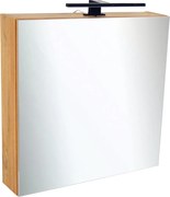 Comodo Zrkadlová skrinka Ideal OW 60 ZS LED-B s osvetlením Any LED 30 B, čierna