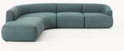 Modulárna buklé rohová pohovka Sofia (4-miestna)