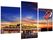 Obraz - Večerný bar (90x60 cm)