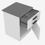 Kuchynská skrinka spodná 60 cm šuflíky   INF SDSZ60WS/0/WT/W/B/B1/PP