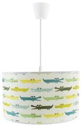 Detský luster na lanku CROCODILES 1xE27/60W/230V