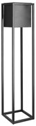 Kvetináč so stojanom 100 cm – čierny SPRINGOS BOLD GA0189